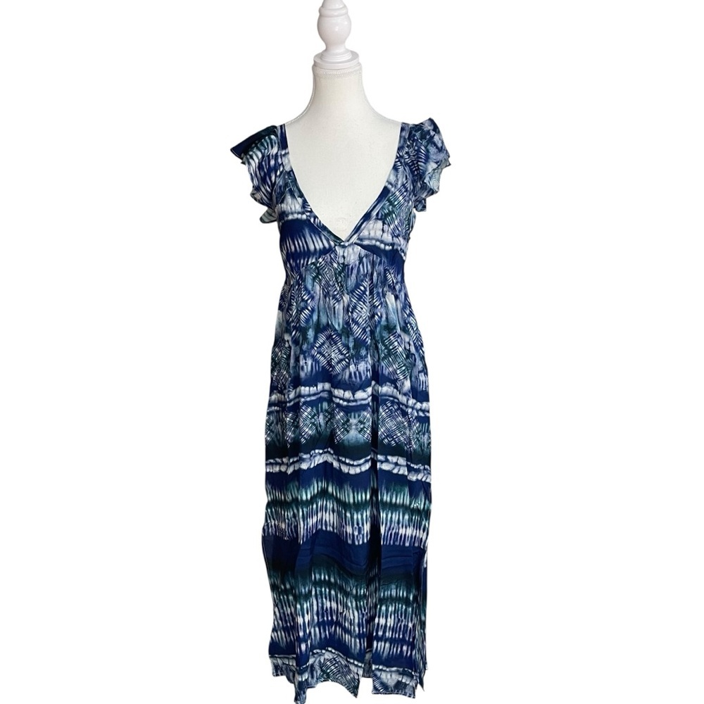 Olivaceous Maxi Dress Blue